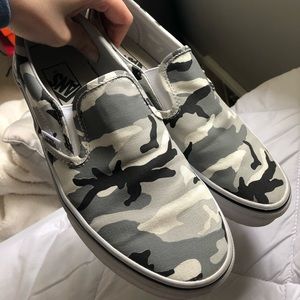 Camo slip on vans
